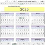 Calendar Excel screenshot 1